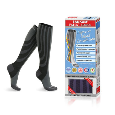 Sankom - Patent Active Compression Socks, Grey